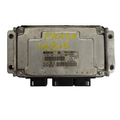 Citroex XSARA ECU / 0261207318 / 9653492680 / M7.4.4 / BOSCH