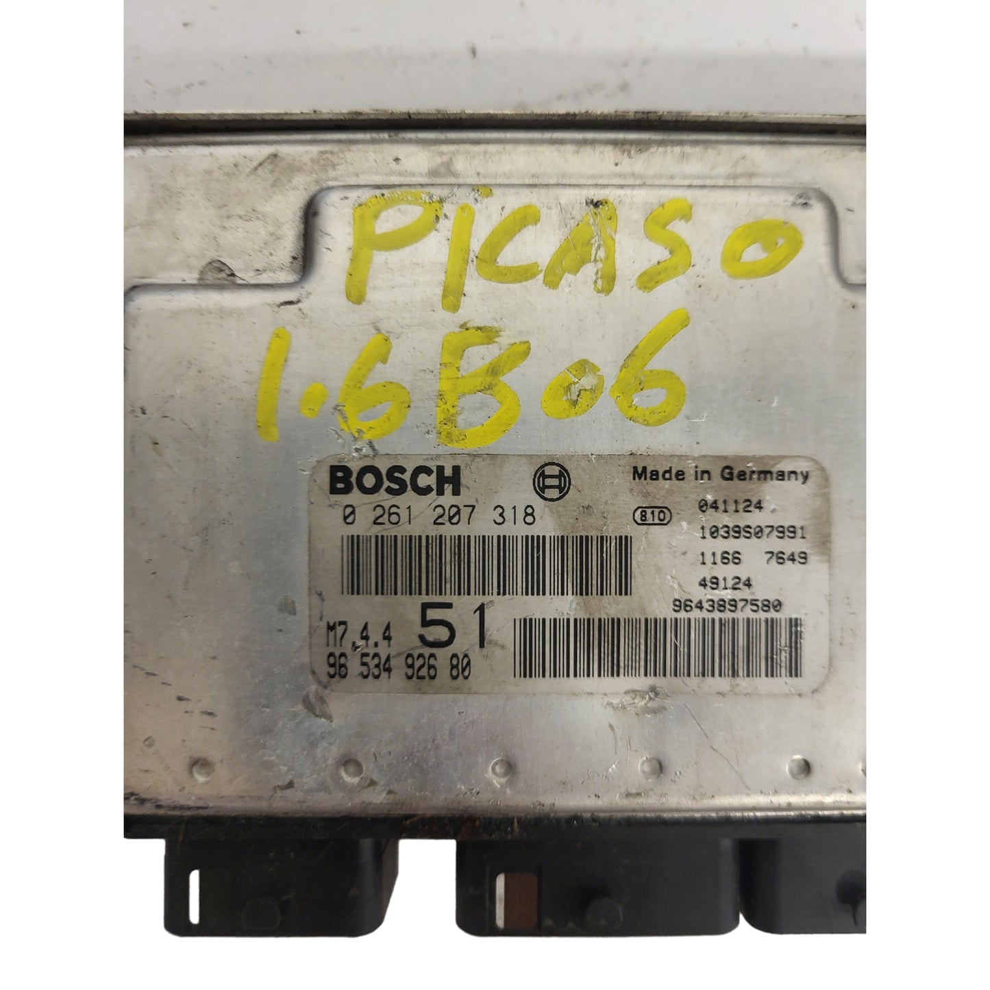 Citroex XSARA ECU / 0261207318 / 9653492680 / M7.4.4 / BOSCH