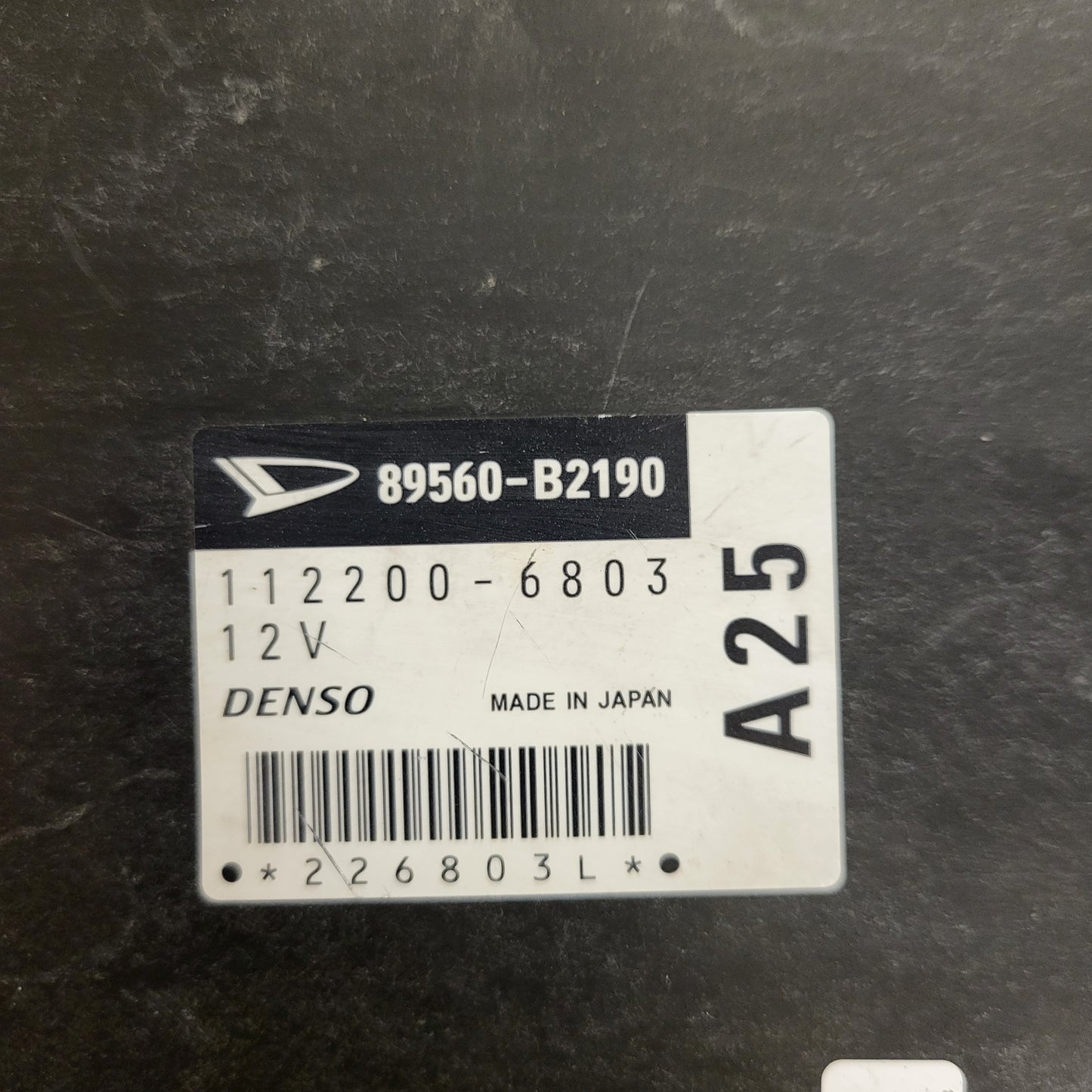 DAIHATSU CUORE ECU / 89560-B2190 / 112200-6803 / DENSO