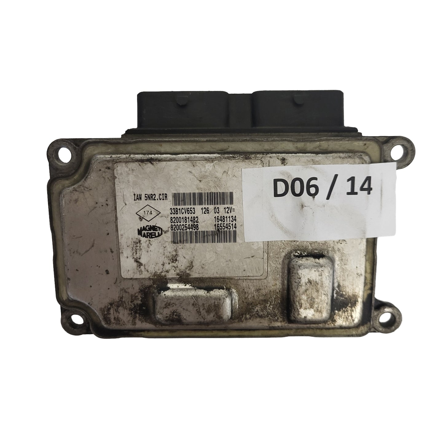 RENAULT CLIO ECU / IAW 5NR2.CIR / 8200181482 / 8200254498 / MAGNETI MARELLI