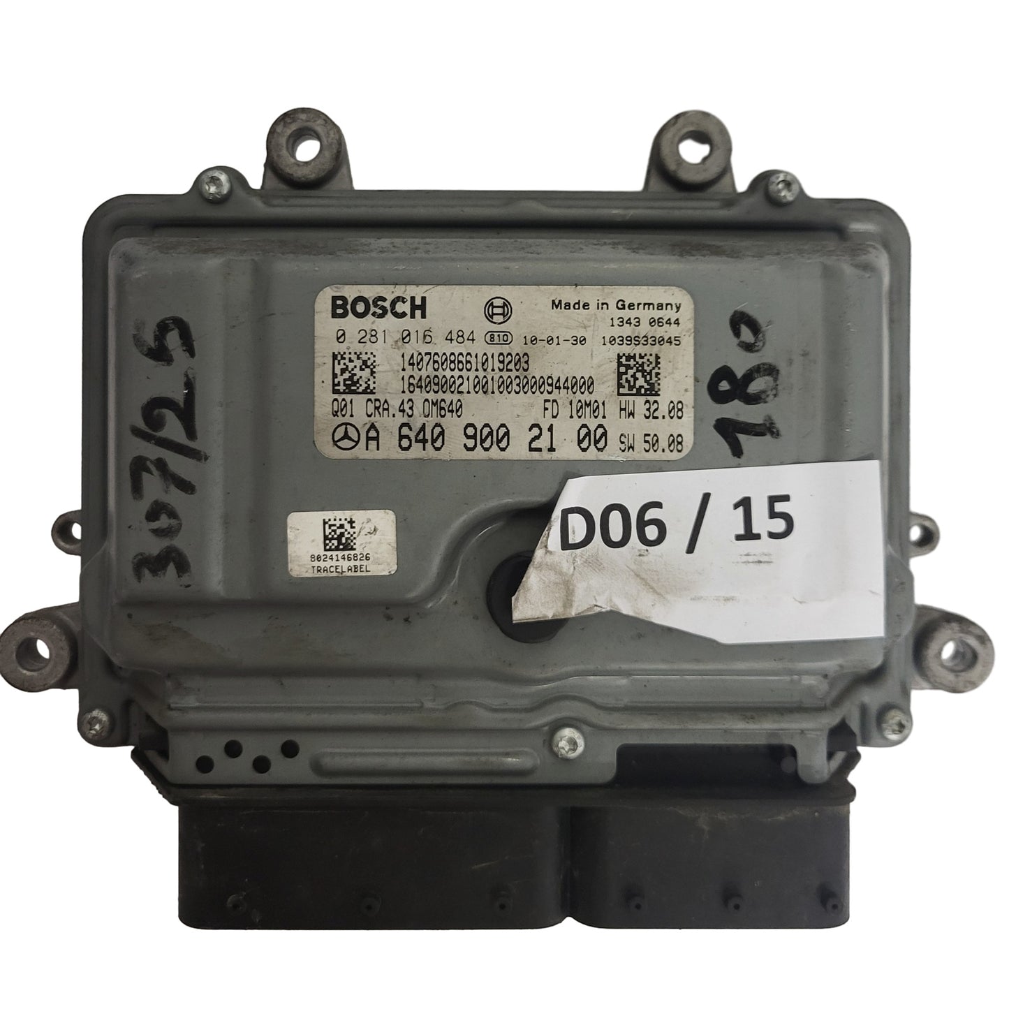 MERCEDES A W169 ECU / 0281016484 / A6409002100 / BOSCH