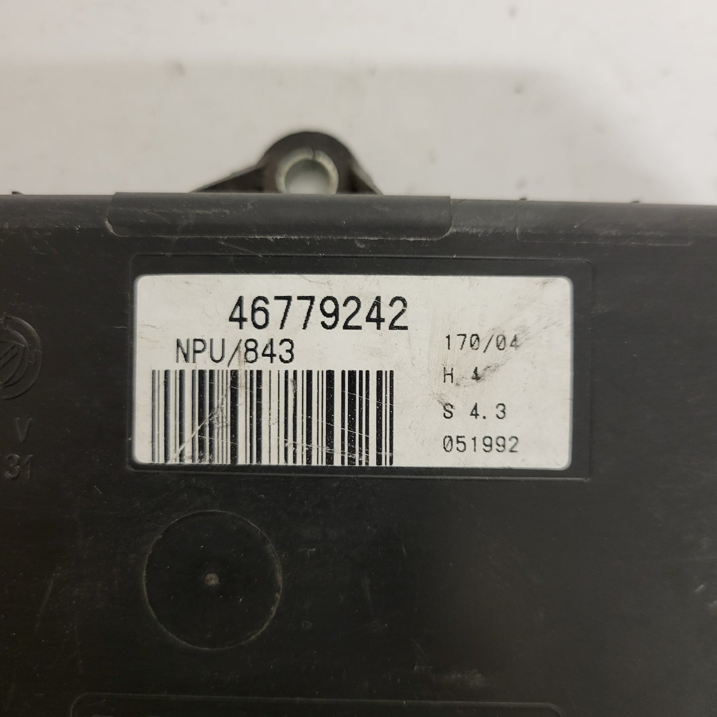 Centralina Porta Anteriore Sinistra Lancia Ypsilon 843 2004 46779242