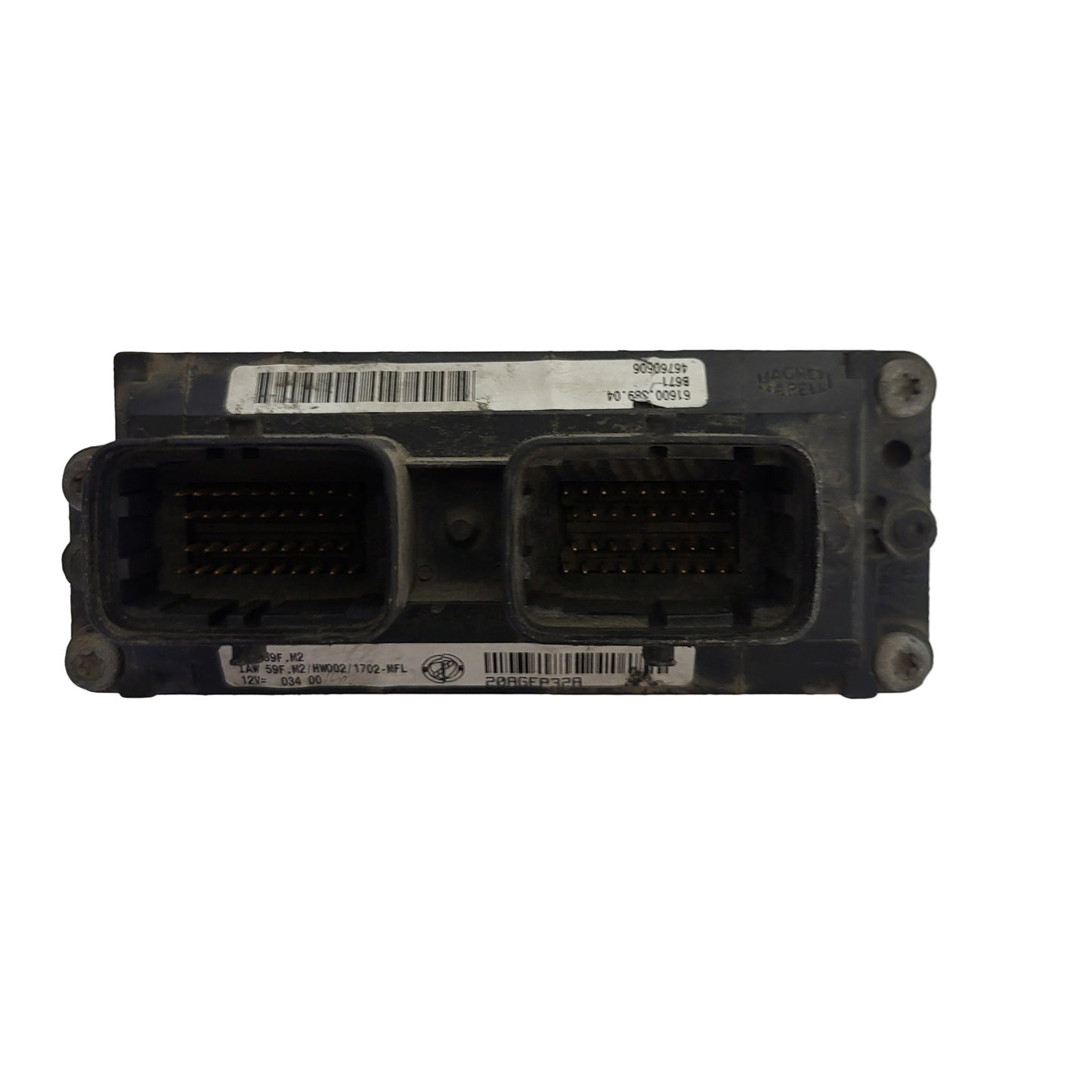 FIAT PUNTO ECU / IAW 59F.M2 / HW002 / 46760606 / 61600.389.04 / MAGNETI MARELLI