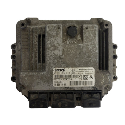 PEUGEOT CITROEN ECU / 0281012619 / 9663943980 / EDC16C34 / BOSCH
