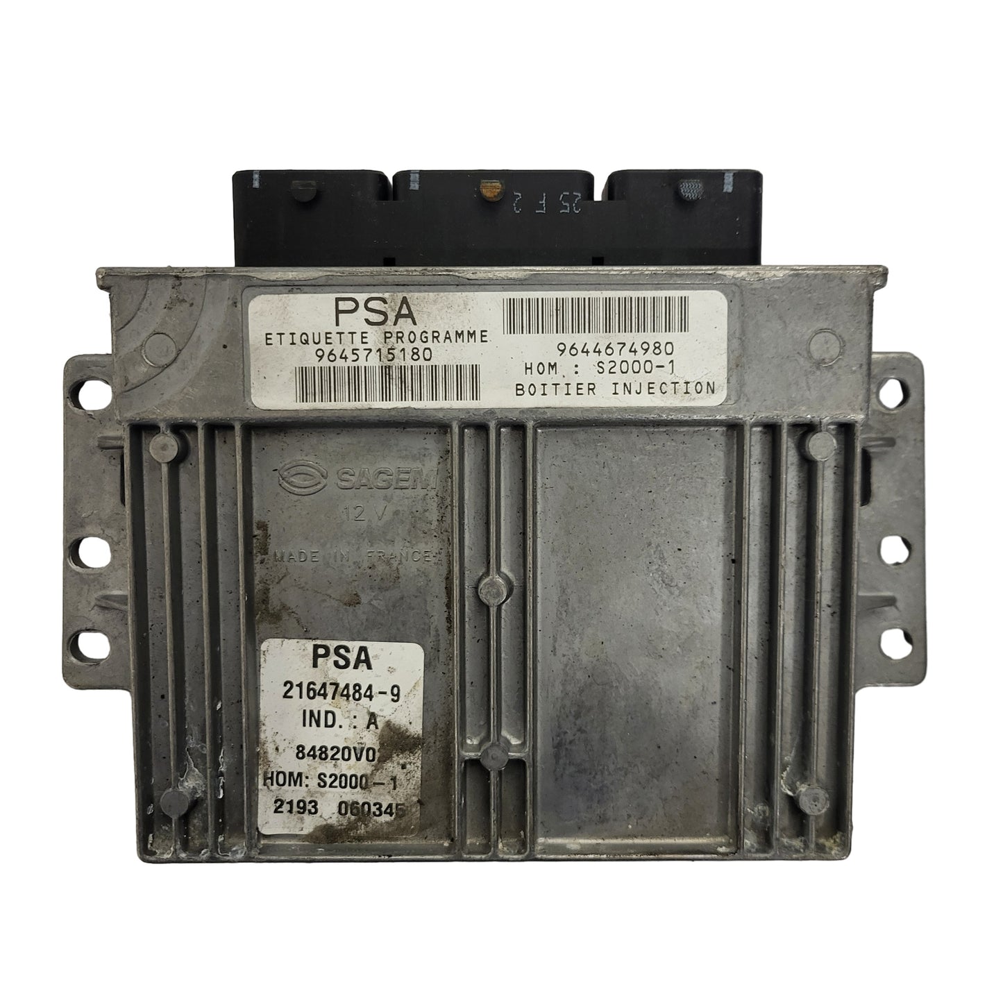 Citroen Peugeot ECU / 9648707780 / 9644674980 / 21647777-0 / SAGEM