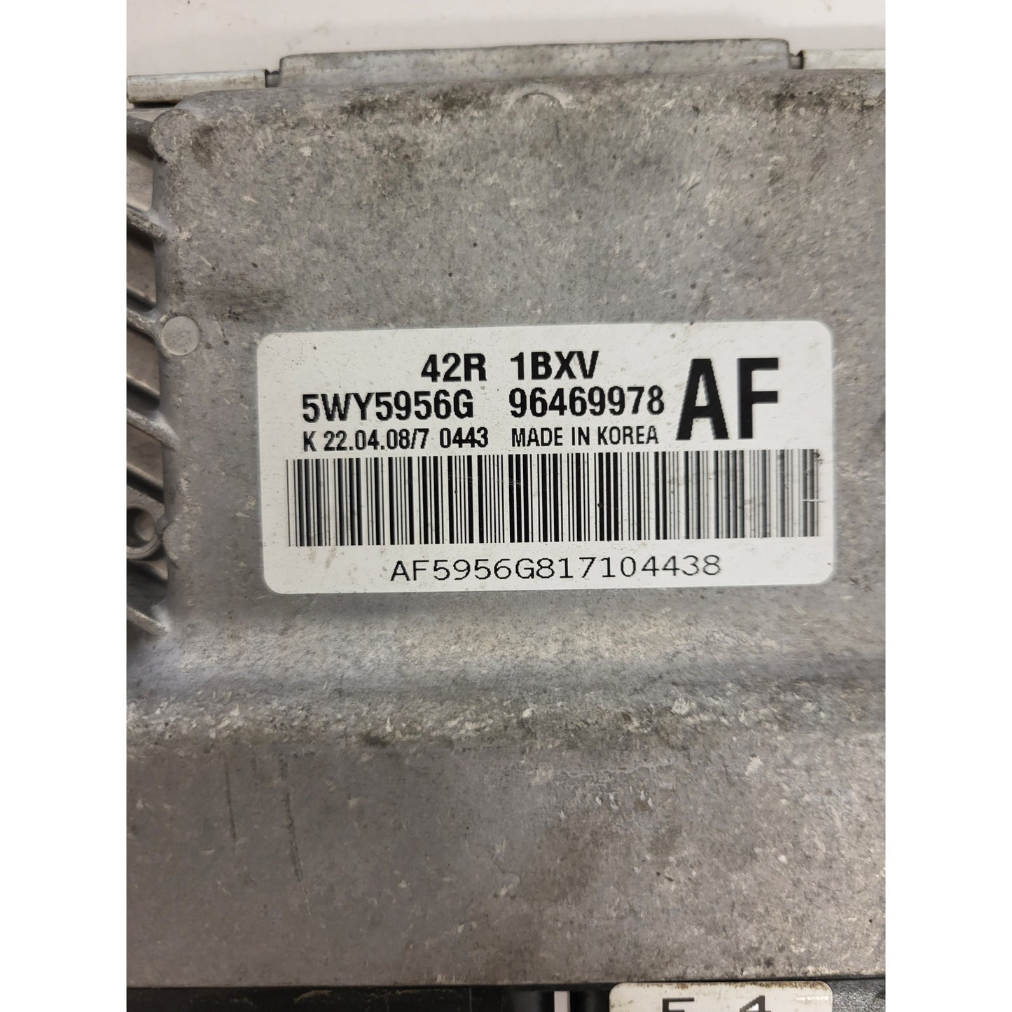 CHEVROLET AVEO ECU / 5WY5956G / 96469978 / 1BXV