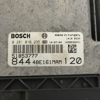 LANCIA DELTA ECU / 0281016235 / 51853777 / 1039S33441 / BOSCH - D07-10 - 2
