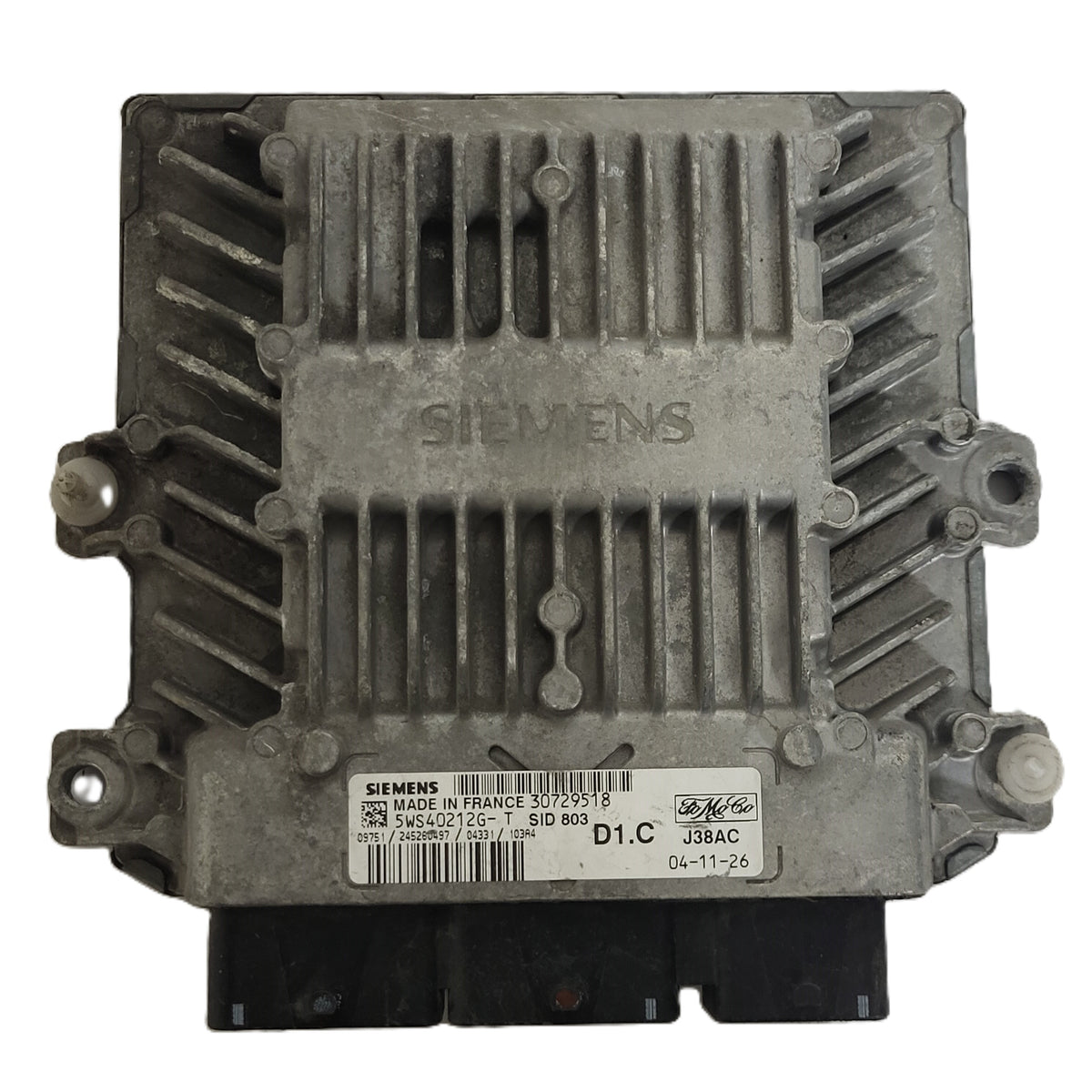 VOLVO S40 V50 ECU / 5WS40212G-T / 30729518 / SID803 / D1.C / SIEMENS - D07-11 - 1
