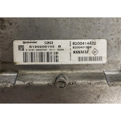 Renault Modus ECU / S120200102B / 8200414422 / 8200401568 / S120200102 / SIM32