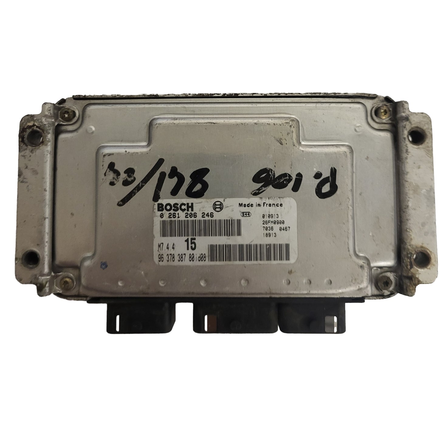 Peugeot Citroen ECU / 0261206246 / M7.4.4 / 9637838780 / BOSCH