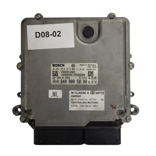 MERCEDES A W169 ECU / 0281018019 / A6409005000 / CR40.40 / OM640 / BOSCH