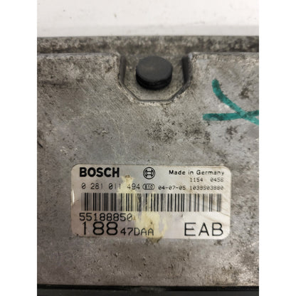 FIAT PUNTO ECU / 0281011494 / 55188850 / BOSCH