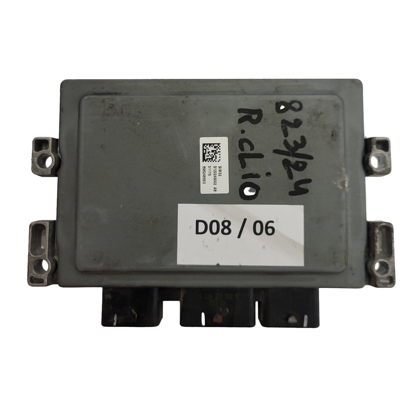 Renault Clio 3 ECU / S120200105A / 8200522357 / 8200510536 / SIM32 / S120200105
