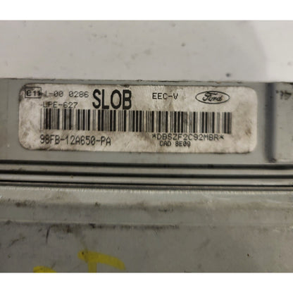 Ford ECU / 98FB-12A650-PA / LPE-627 / SLOB / 98FB12A650PA / EEC-V