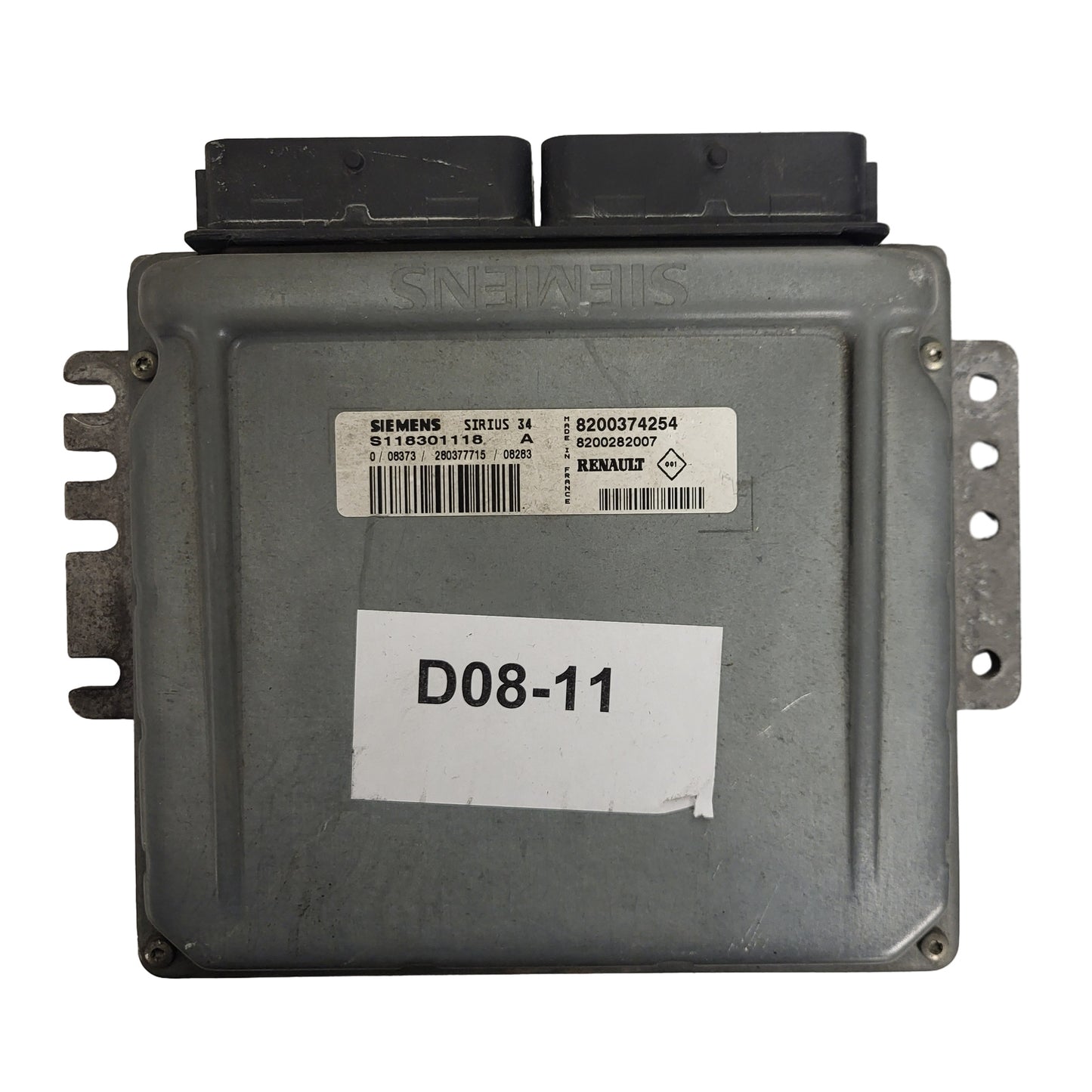 RENAULT ECU / S118301118 / S118301118A / 8200374254 / 8200282007 / SIRIUS 34 SIEMENS