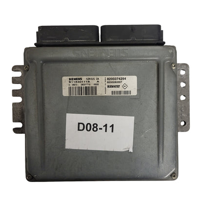 RENAULT ECU / S118301118 / S118301118A / 8200374254 / 8200282007 / SIRIUS 34 SIEMENS