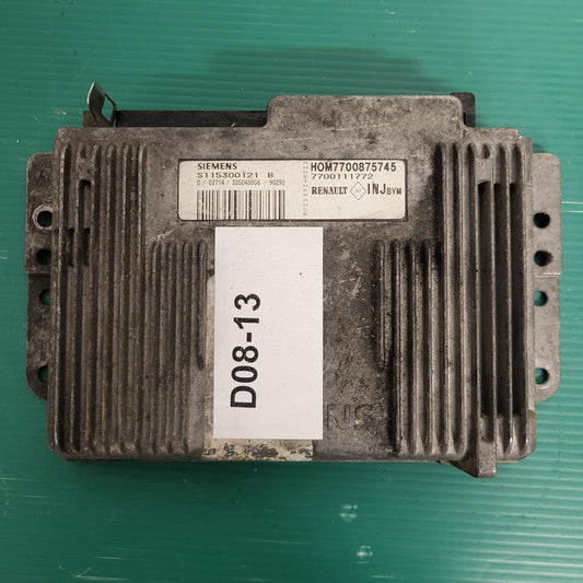 Renault ECU / S115300121B / S115300121 / HOM7700875745 / 7700111772