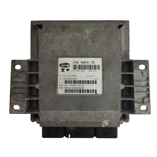 Peugeot Citroen ECU / IAW 48P2.76 / HW 9645989480 / SW 9652488080