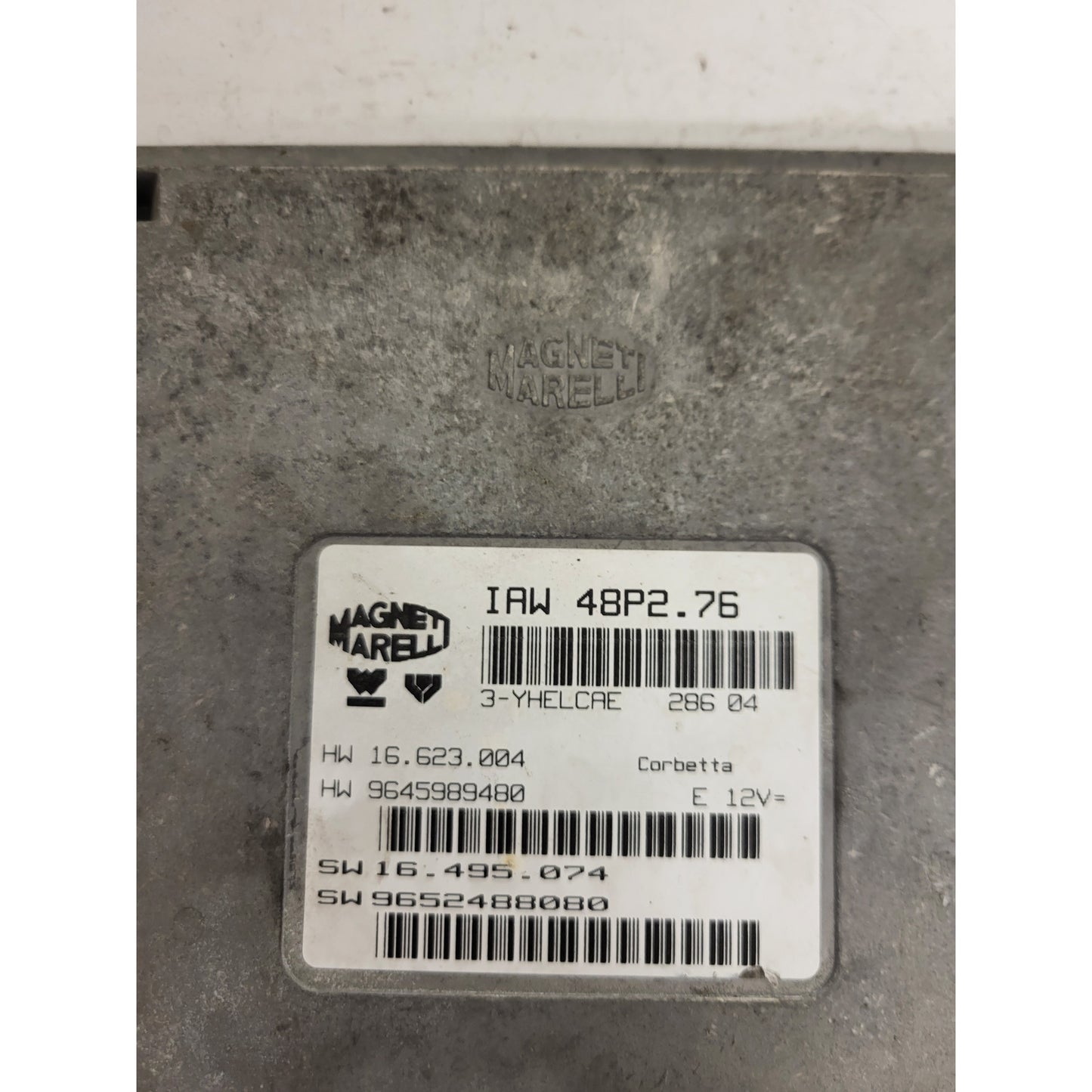 Peugeot Citroen ECU / IAW 48P2.76 / HW 9645989480 / SW 9652488080