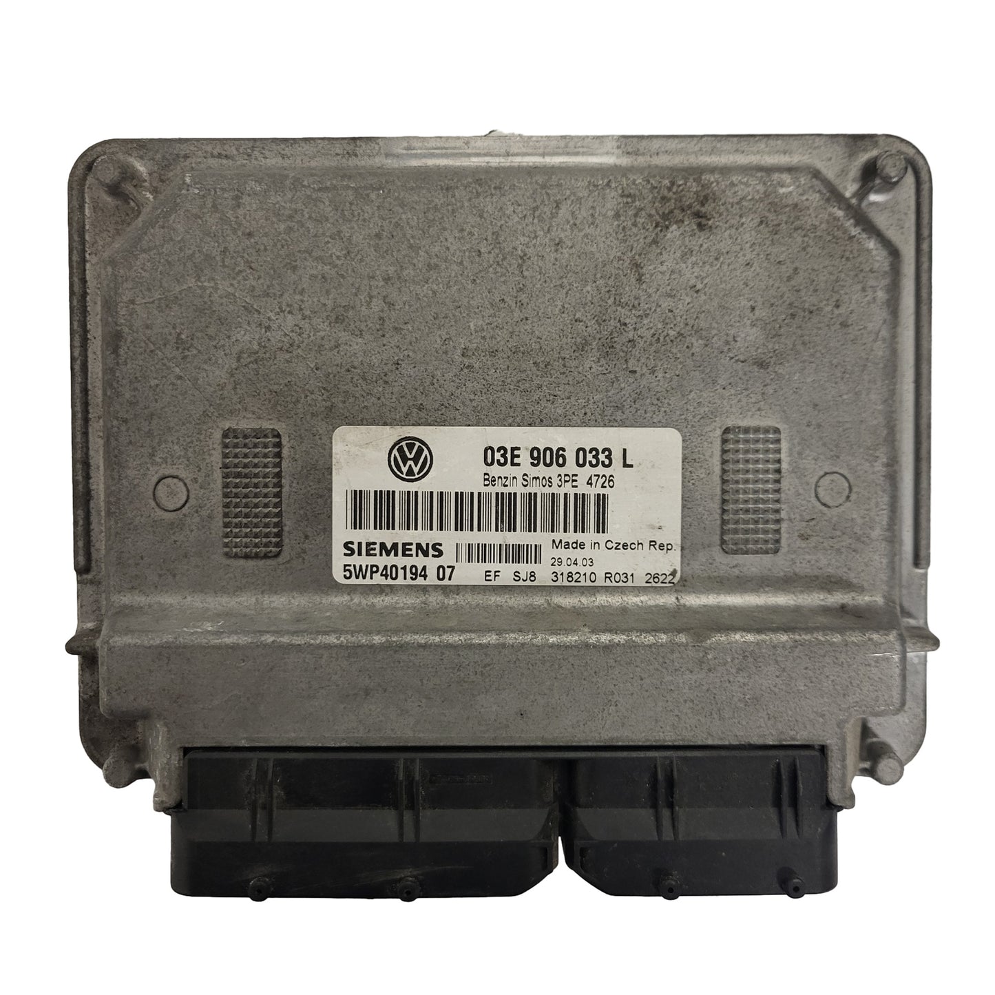 VW POLO 1.2 ECU / 03E906033L / 5WP40194 05 / SIEMENS