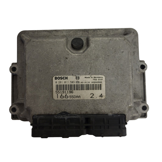 ALFA ROMEO 166 2.4  ECU / 0281011503 / 55191196 / BOSCH