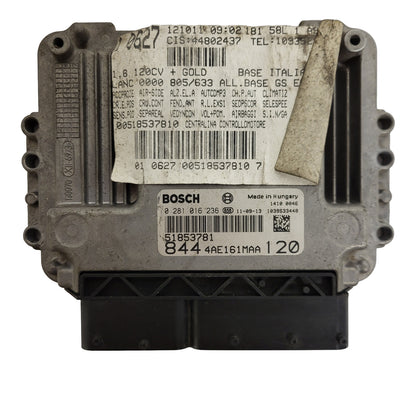 LANCIA DELTA 1.6 ECU / 0281016236 / 51853781 / BOSCH