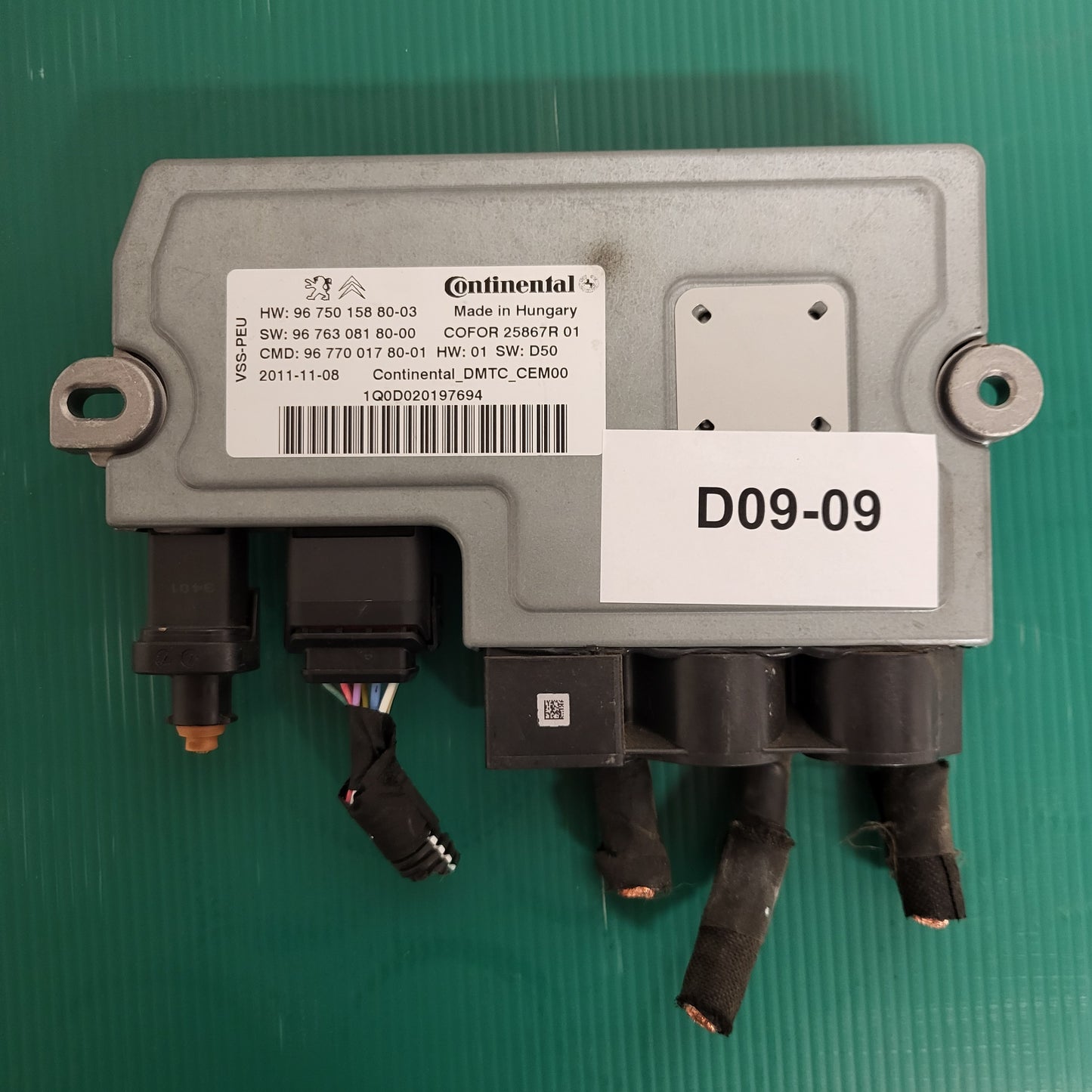 PEUGEOT CITROEN START AND STOP ECU MODULE / 9675015880 / 9676308180 / 25867R
