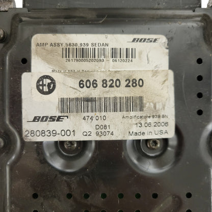 ALFA ROMEO 159 AMPLIFICATORE AMPLIFIER / 606820280 / BOSE
