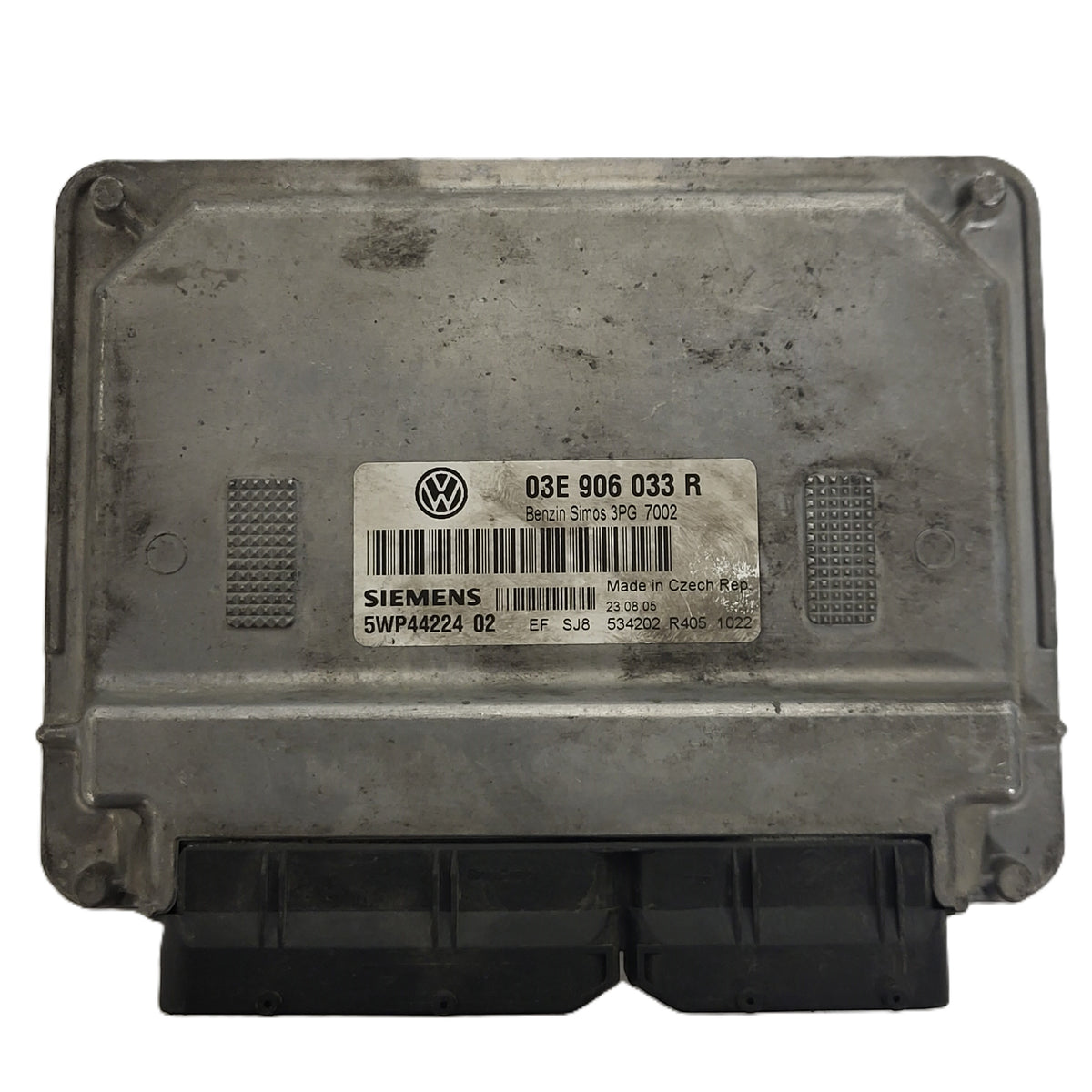 VW POLO SEAT IBIZA ECU / 03E906033R / 5WP44224 02 / 3PG 7002 / 03E906033 SIEMENS - D09-13 - 1