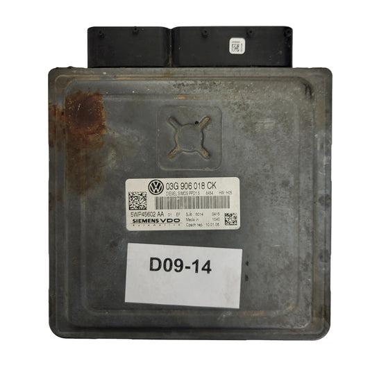 VW PASSAT B6 ECU / 03G906018CK / 5WP45602 / 5WP45602AA / PPD1.5 / SIEMENS