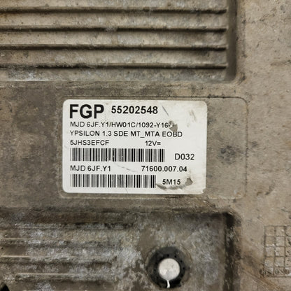 LANCIA Y YPSILON ECU / MJD 6JF.Y1 / 55202548 / HW01C / 71600.007.04