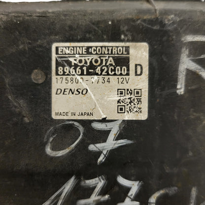 TOYOTA RAV4 RAV-4 ECU / 89661-42C00 / 175800-7734 / DENSO