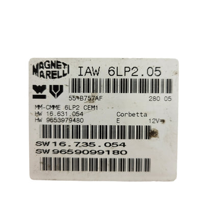 PEUGEOT CITROEN ECU / IAW 6LP2.05 / 9659099180 / 9653979480 / MAGNETI MARELLI