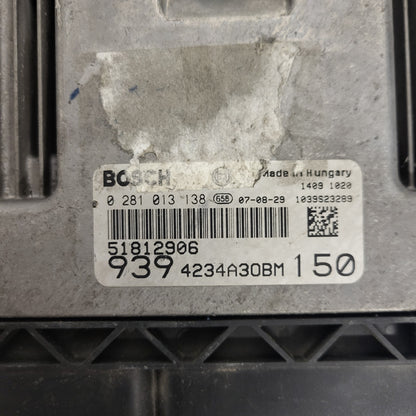 ALFA 159 ECU / 0281013138 / 51812906 / BOSCH