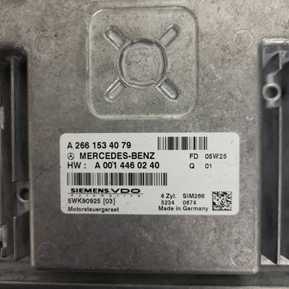 MERCEDES B W245 ECU / A2661534079 / A0014460240 / 5WK90925 / SIM266 / SIEMENS