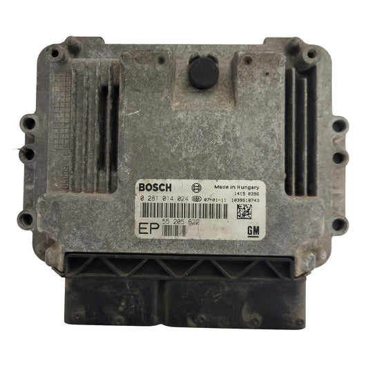 OPEL ZAFIRA ECU / 0281014024 / 55205622 / EP / BOSCH