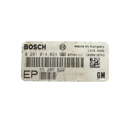 OPEL ZAFIRA ECU / 0281014024 / 55205622 / EP / BOSCH