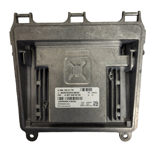 MERCEDES A W169 ECU / A2661533179 / A0014460240 / 5W90909 / SIM266 / SIEMENS