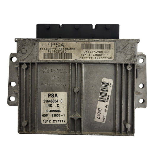 CITROEN XSARA PICASSO ECU / 21646654-0 / 9645027280 / 9644674980-00 / 9644674980