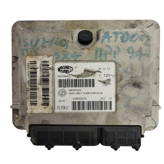 FIAT 500 SUZUKI ECU / 55245644 / BC.0112522.A / CFC 8TDW.01 / MAGNETI MARELLI