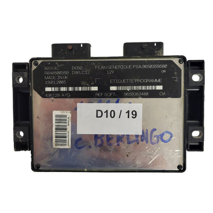 PEUGEOT CITROEN ECU / R04080035B / 9650359580 / 9650360480 / DWLC12