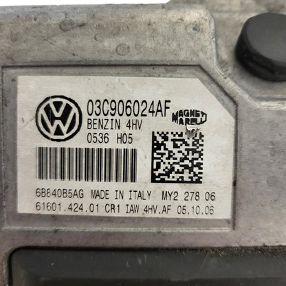 SEAT IBIZA ECU / 03C906024AF / 4HV / IAW 4HV.AF / 61601.424.01 / MAGNETI MARELLI