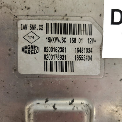 RENAULT CLIO ECU / IAW 5NR.C2 / 8200162381 / 8200178931 / IAW5NR.C2