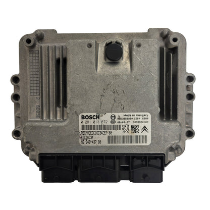 Peugeot Citroen ECU / 0281013872 / 9664843780 / EDC16C34 / BOSCH