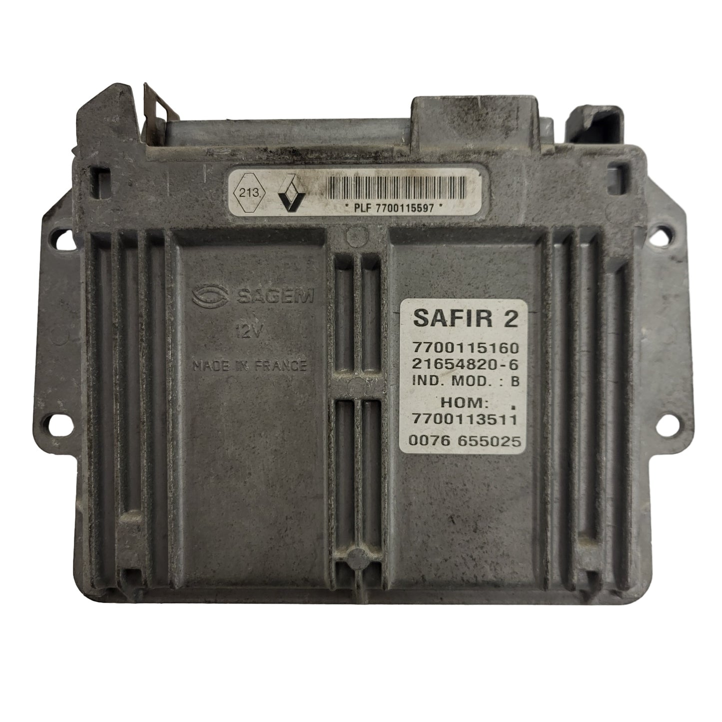 RENAULT ECU / 7700115597 / 7700115160 / 21654820-6 / 7700113511 / 35 PIN SAGEM