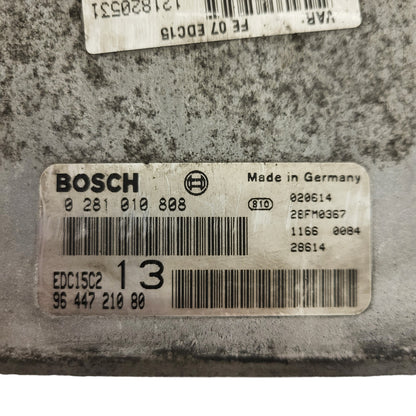 CITREON C5 ECU / 0281010808 / 9644721080 / EDC15C2 / BOSCH