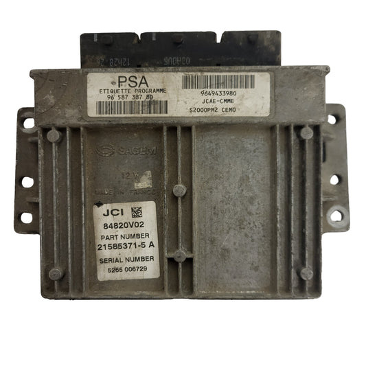 PEUGEOT CITROEN ECU / 21585371-5 21585371-5A 9658738780 9649433980 JCAE-CMME