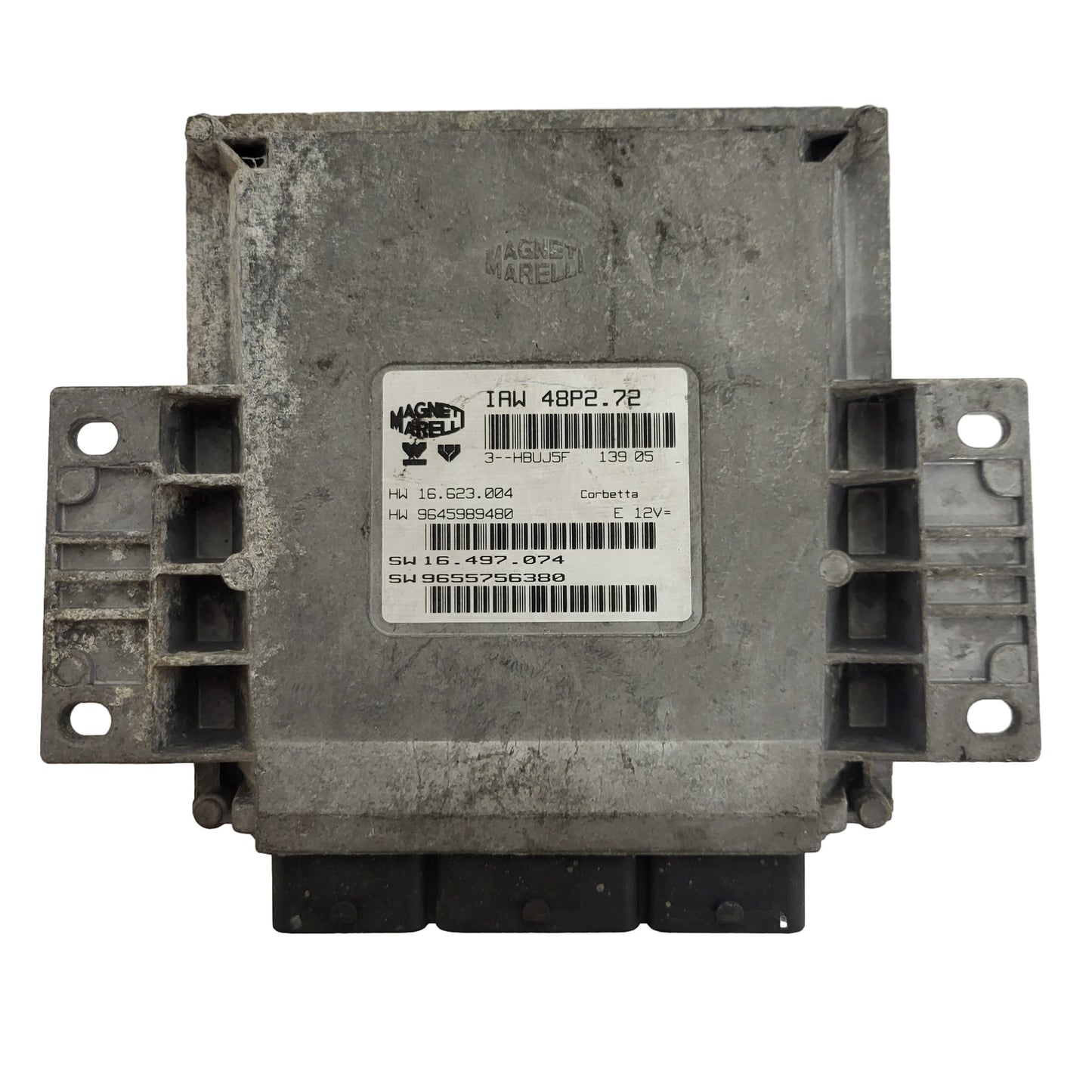 PEUGEOT CITROEN ECU / IAW 48P2.72 / SW 9655756380 / HW 9645989480