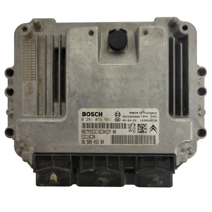 Citroen C5 ECU / 0281011561 / 9658945380 / EDC16C34 / 1039S08536 / BOSCH