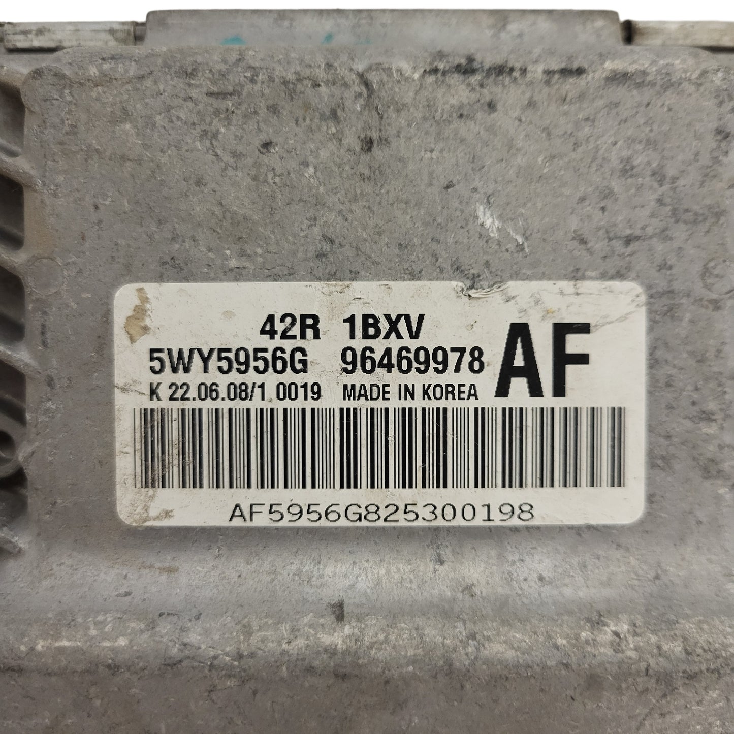 CHEVROLET AVEO ECU / 5WY5956G / 96469978 / 1BXV